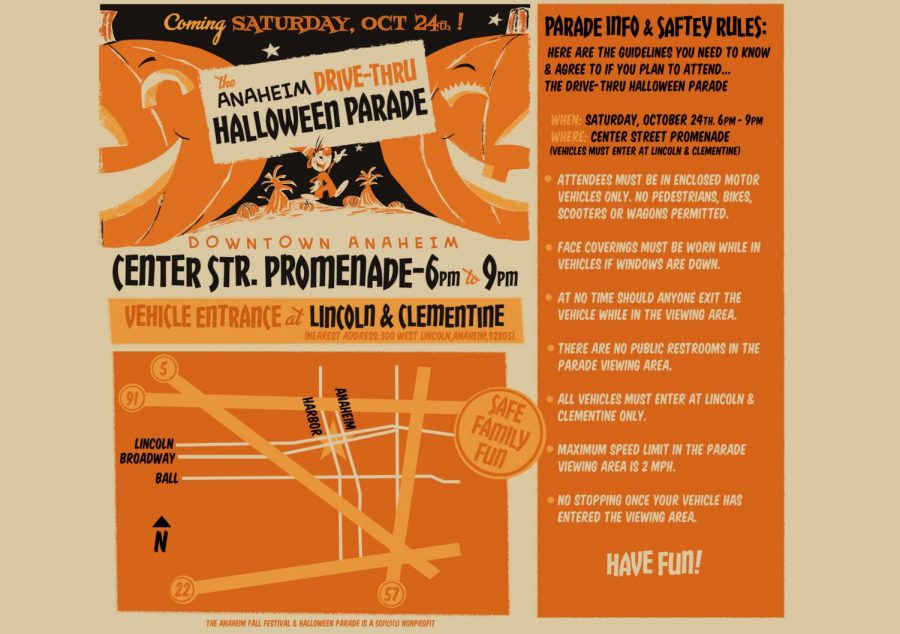 This image was from the official Anaheim Fall Festival and Halloween Parade website which showcases the guidelines that need to be followed in order to combat any spread of Covid-19.