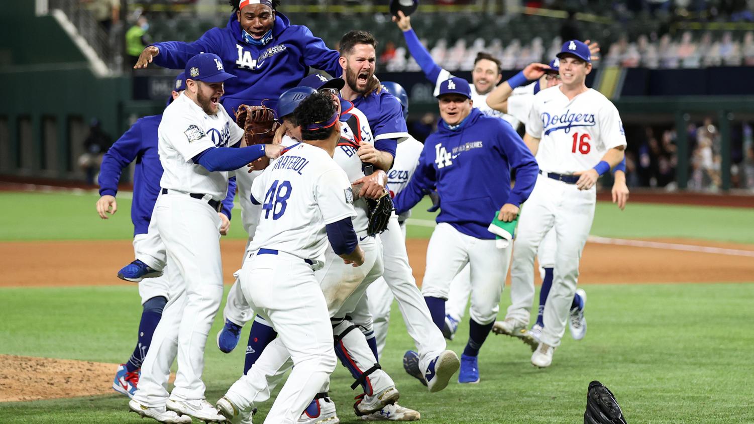 Lakers' LeBron James Goes Wild After Dodgers Win World Series