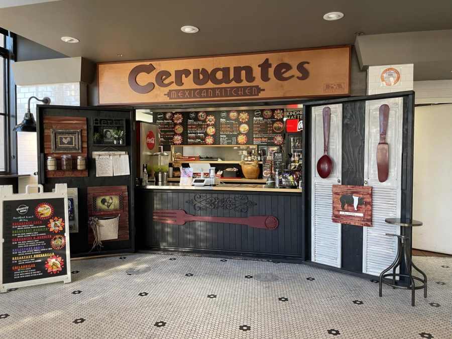 Located in Center Street Promenade, The restaurant Cervantes Mexican Kitchen provides a variety of Mexican dishes for you to enjoy.