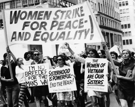 Women strike for their rights. (Women´s History Month)