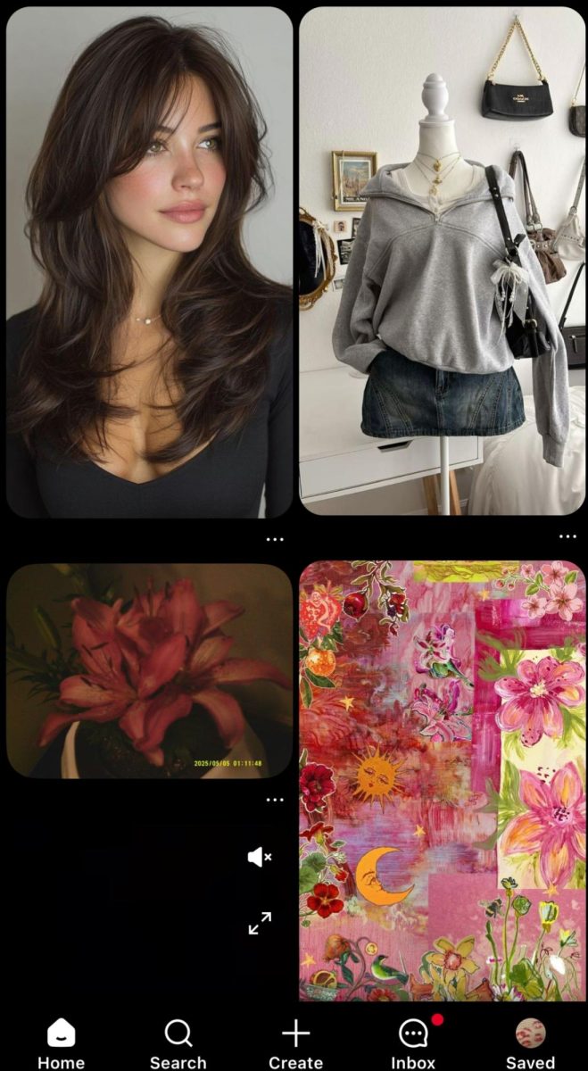 Pinterest Home page