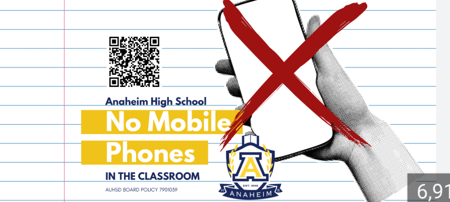 Phone policy at Anaheim High School