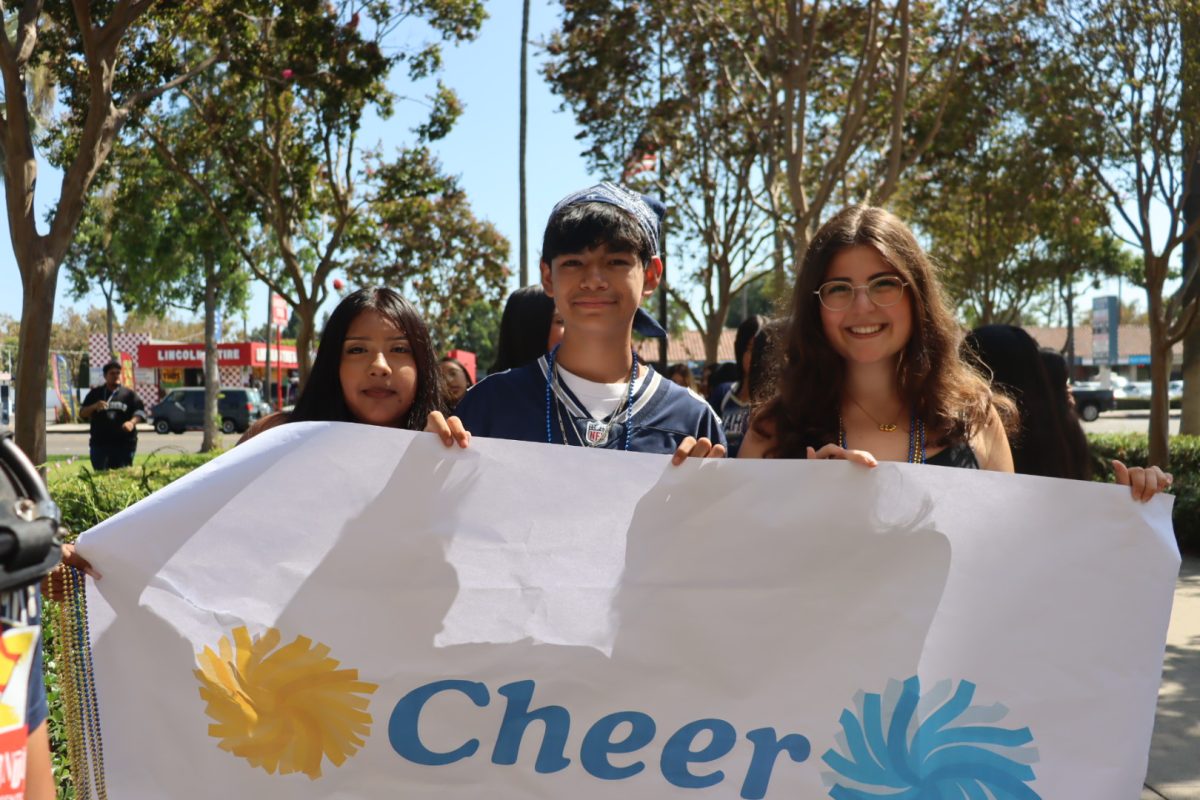 Daisy Rodriguez (Left), Jayden Reyes, Belle Celik (Right) at the Roaming Rally.
