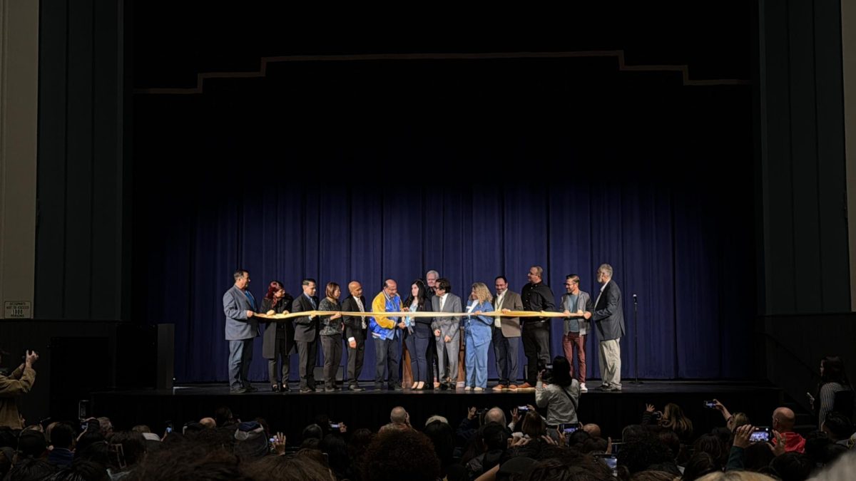 The ribbon cutting of Cook