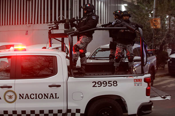 National Guard Conducting Operation in Jalisco, Mexico (Getty Images)